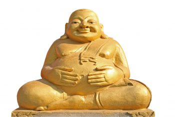 مجسمه طلایی بودایی